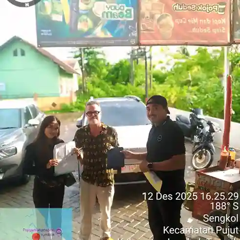 serah terima kendaraan aion v luxury lombok